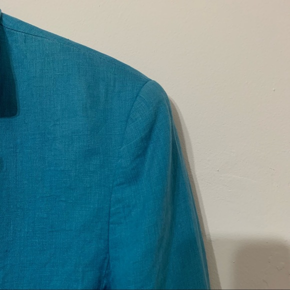 🧡3/$30 Anne Klein Blue Blazer | Size 10 - Picture 6 of 7